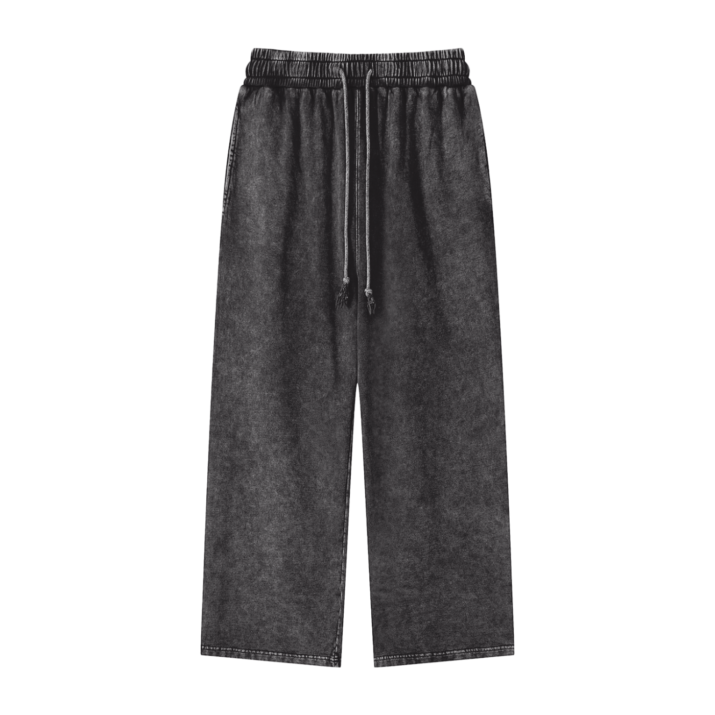 Acid Wash Straight Leg Pants - Calzy Studios