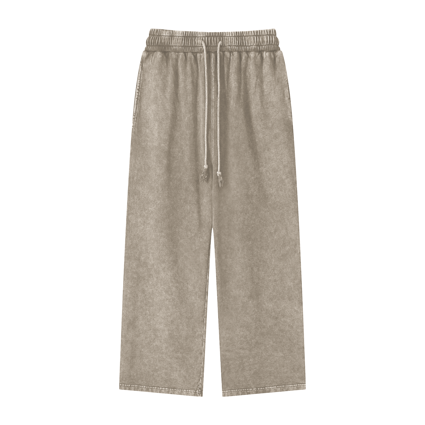 Acid Wash Straight Leg Pants - Calzy Studios