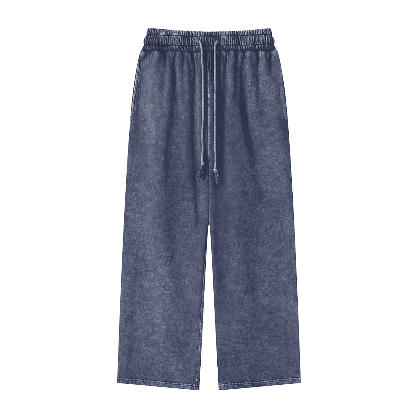 Acid Wash Straight Leg Pants - Calzy Studios