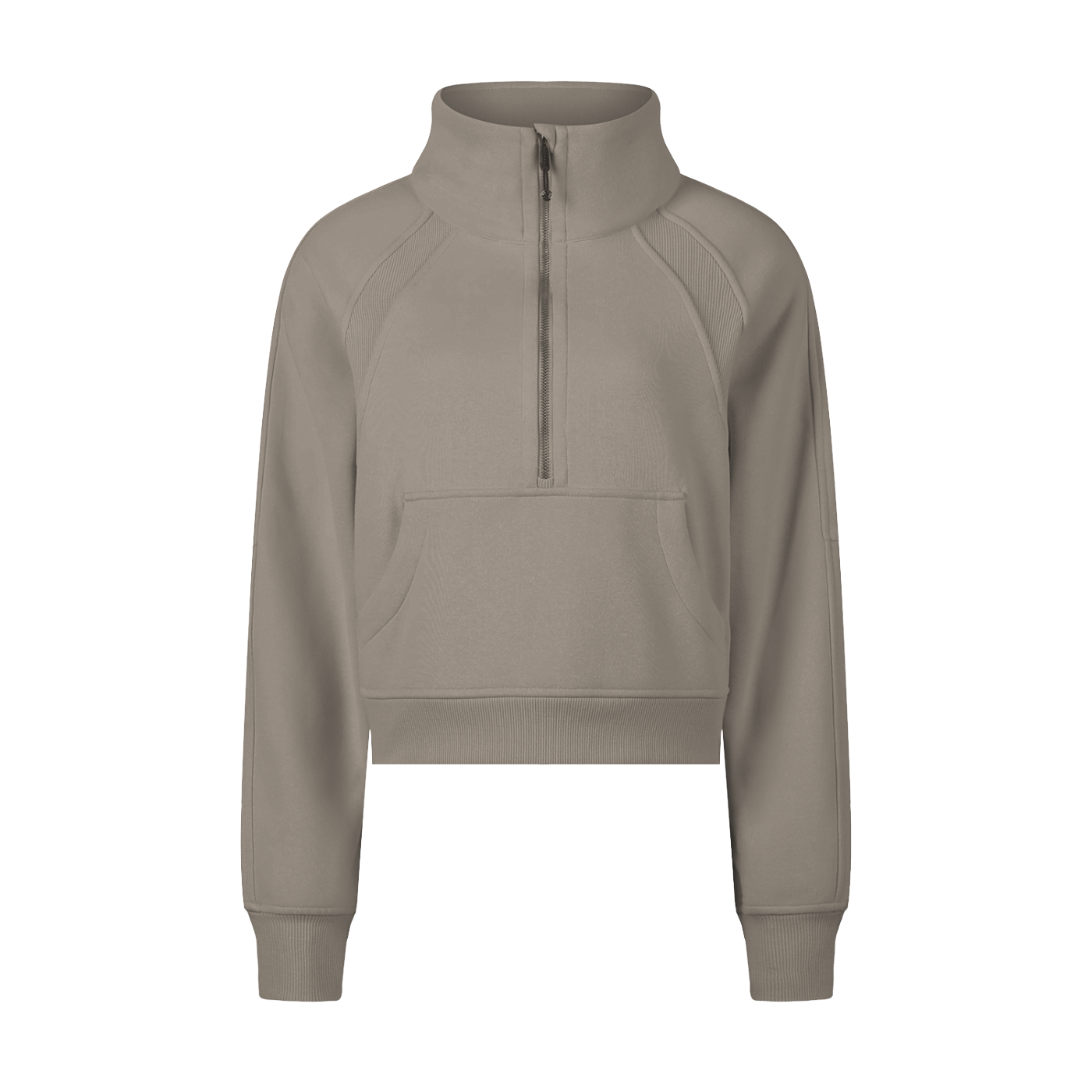 Cropped Half-Zip Sweatshirt - Calzy Studios