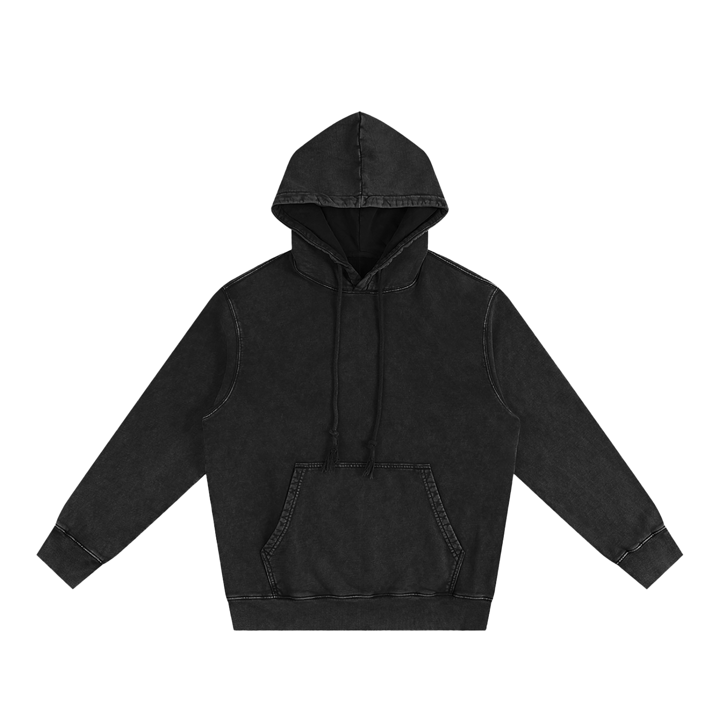 Heavyweight Pure Cotton Classic Snow Washed Hoodie - Calzy Studios