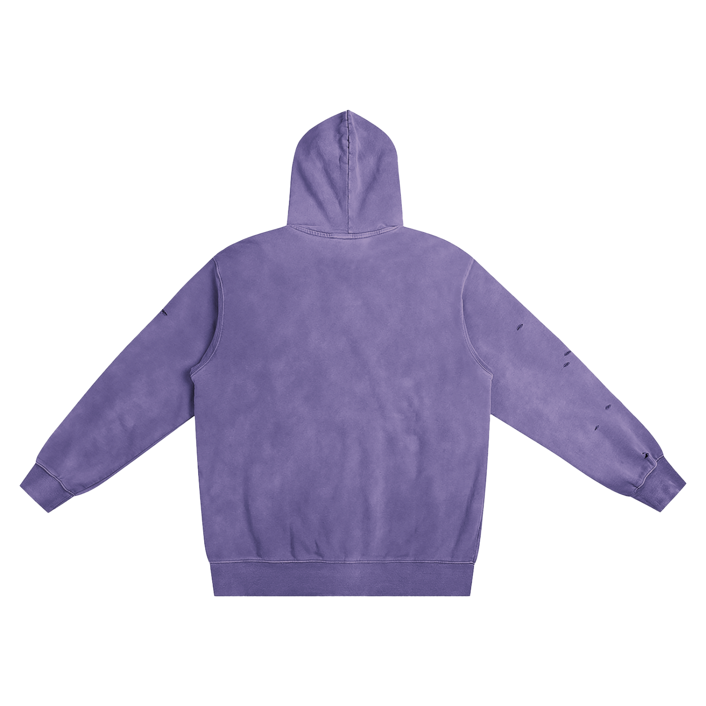 Heavyweight Pure Cotton Hand-Frayed Monkey Washed Hoodie - Calzy Studios