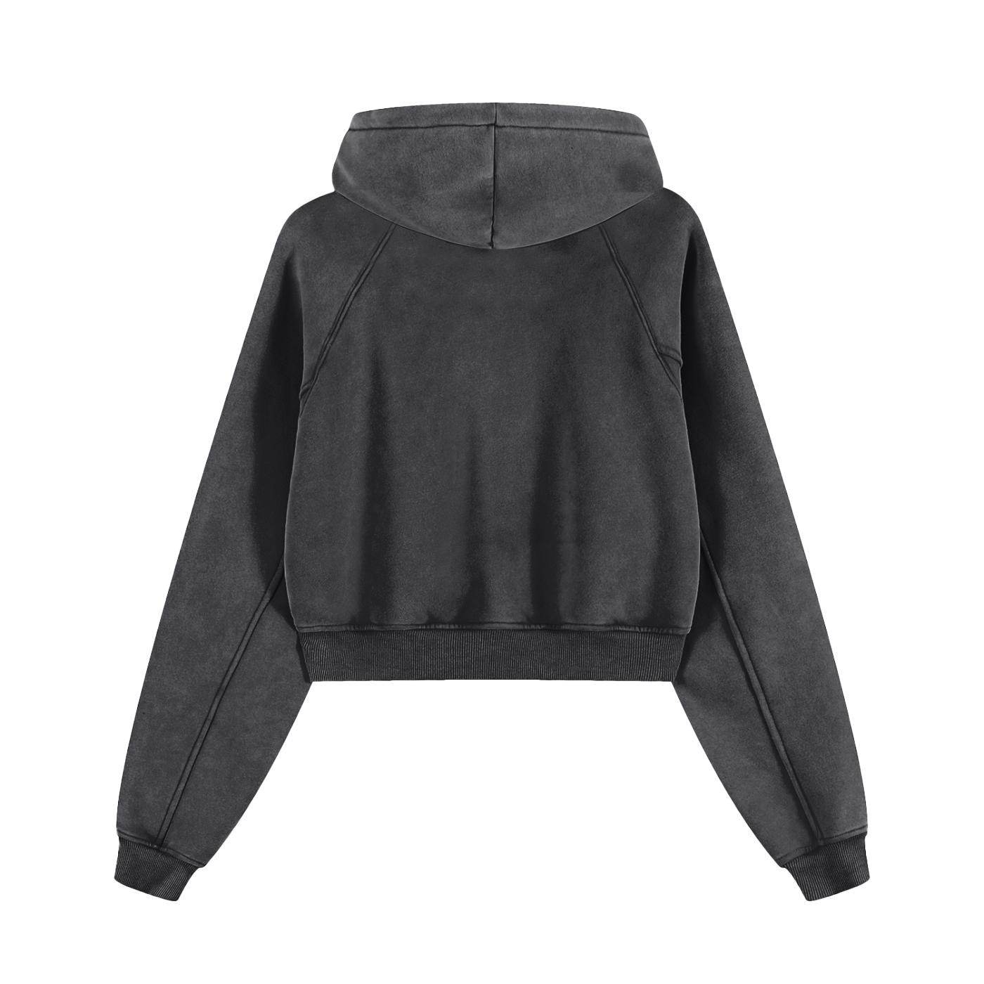 Snow Washed Cropped Hoodie - Calzy Studios