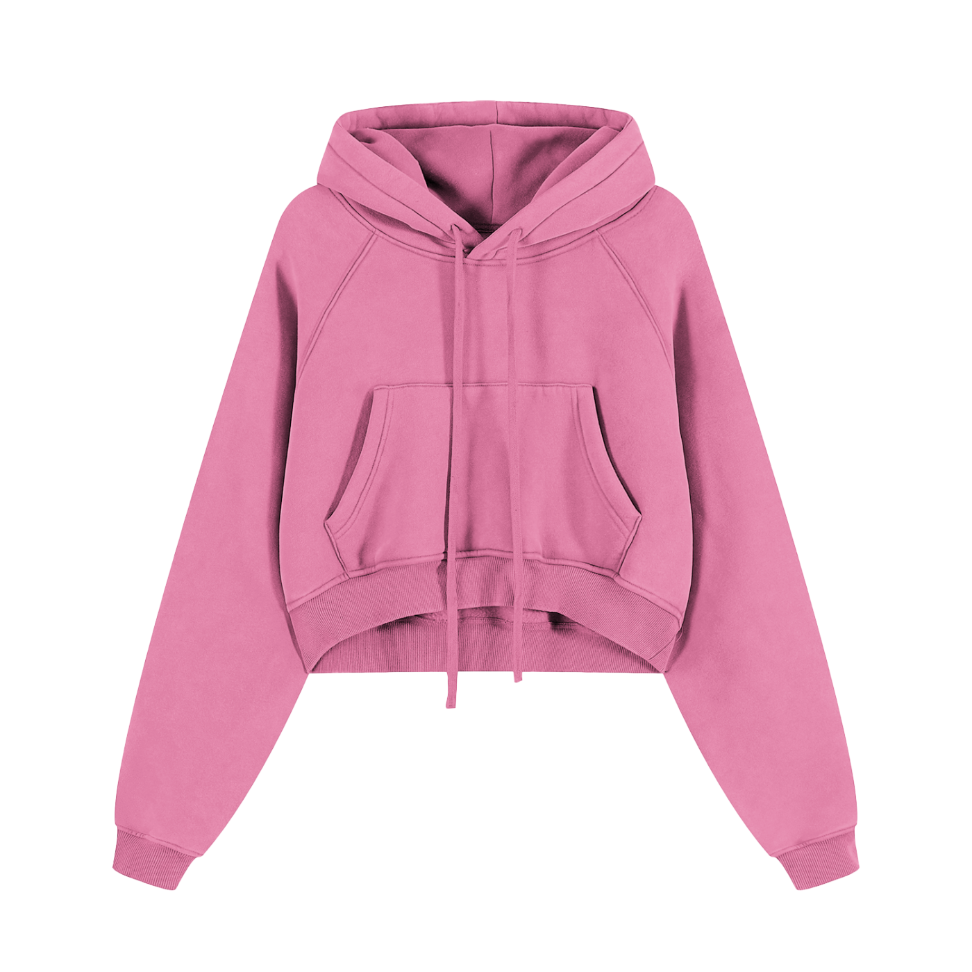 Snow Washed Cropped Hoodie - Calzy Studios