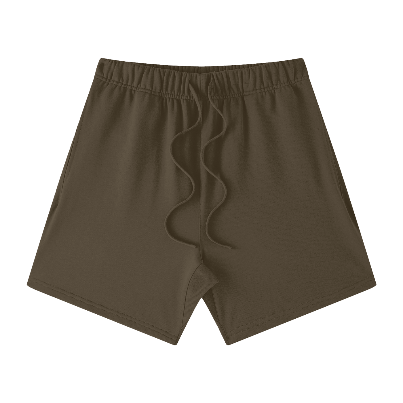 Streetwear Unisex Heavyweight Earth Tone Loose Fit FOG 100% Cotton Shorts - Calzy Studios