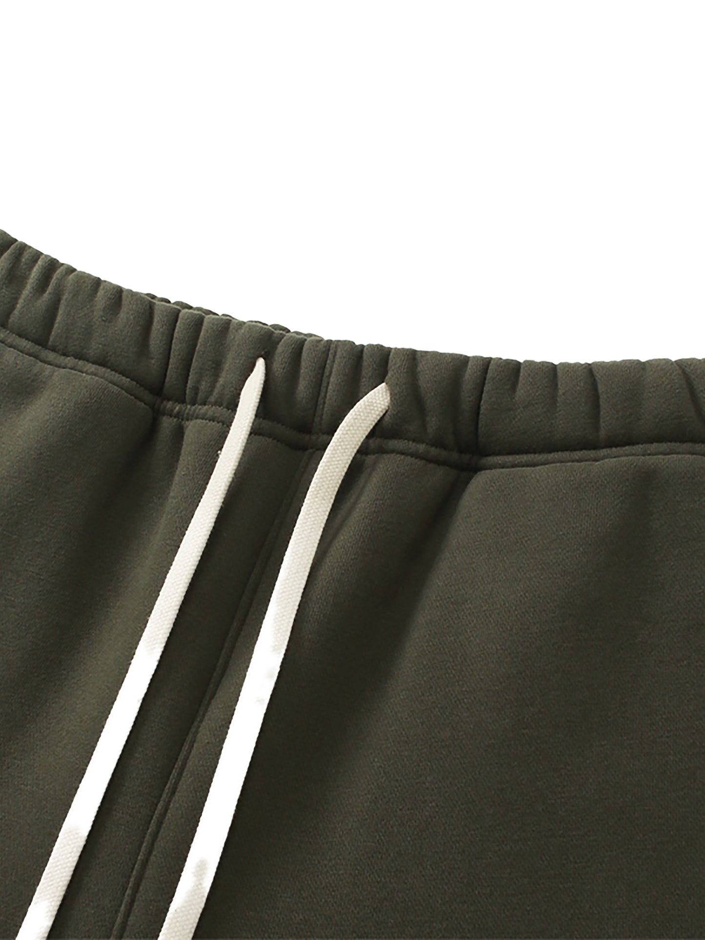 Streetwear Unisex Solid Color Fleece Straight Leg Pants - Calzy Studios