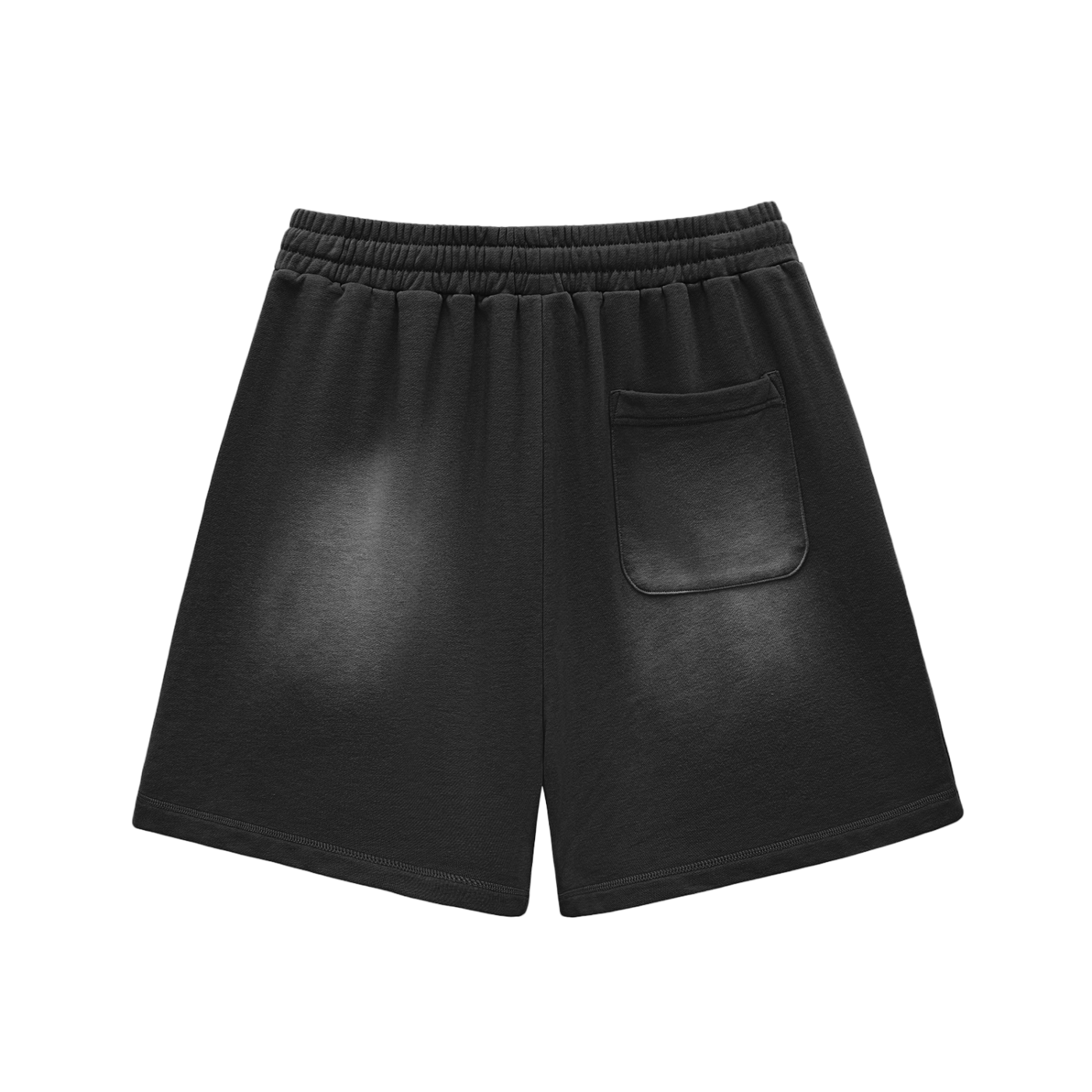 Sun Fade Raw Edge Cotton Shorts - Calzy Studios