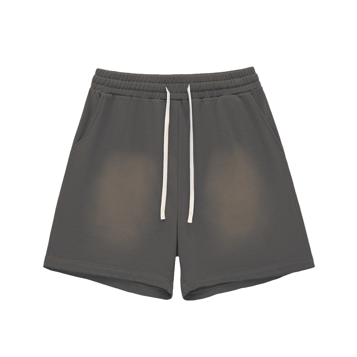 Sun Fade Raw Edge Cotton Shorts - Calzy Studios