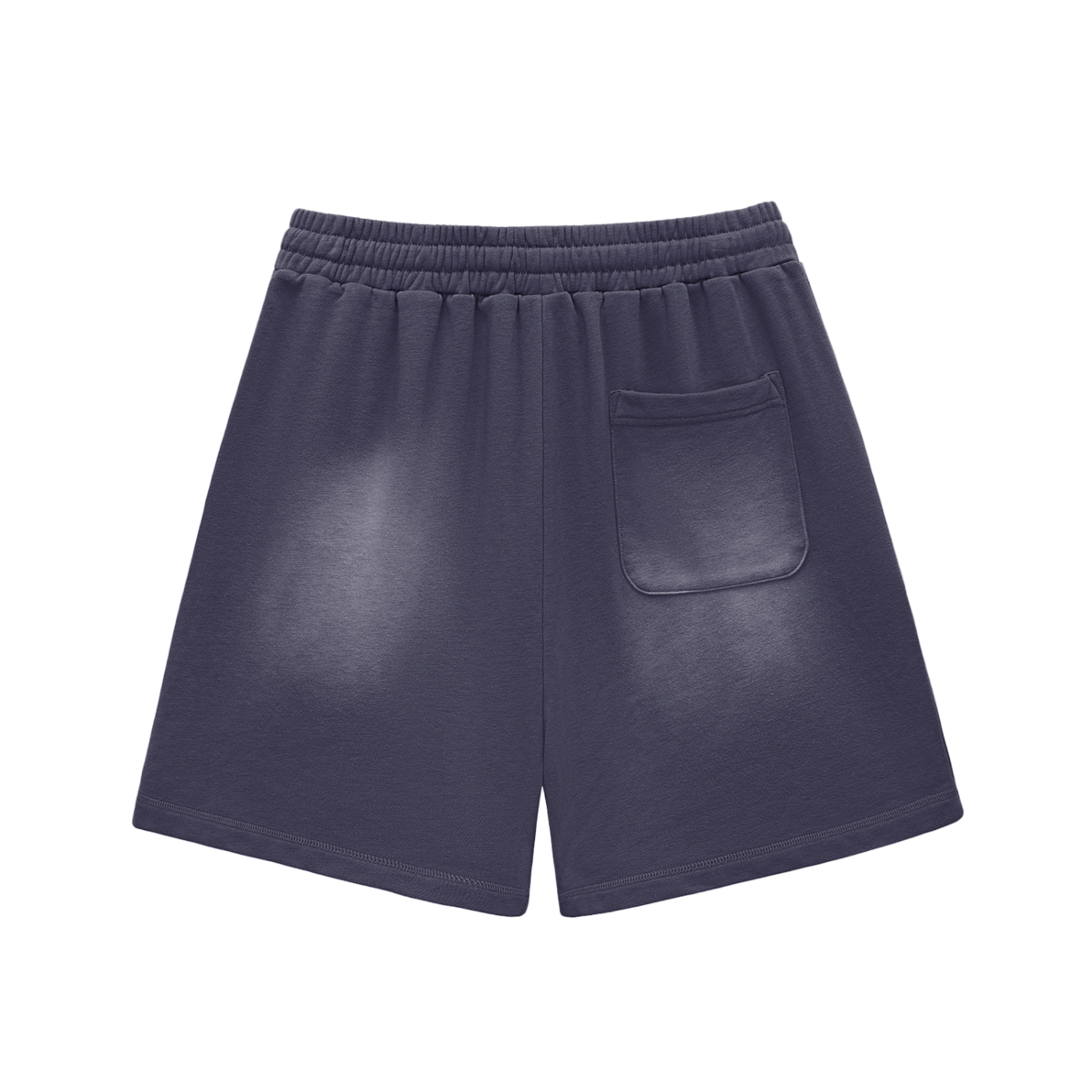 Sun Fade Raw Edge Cotton Shorts - Calzy Studios