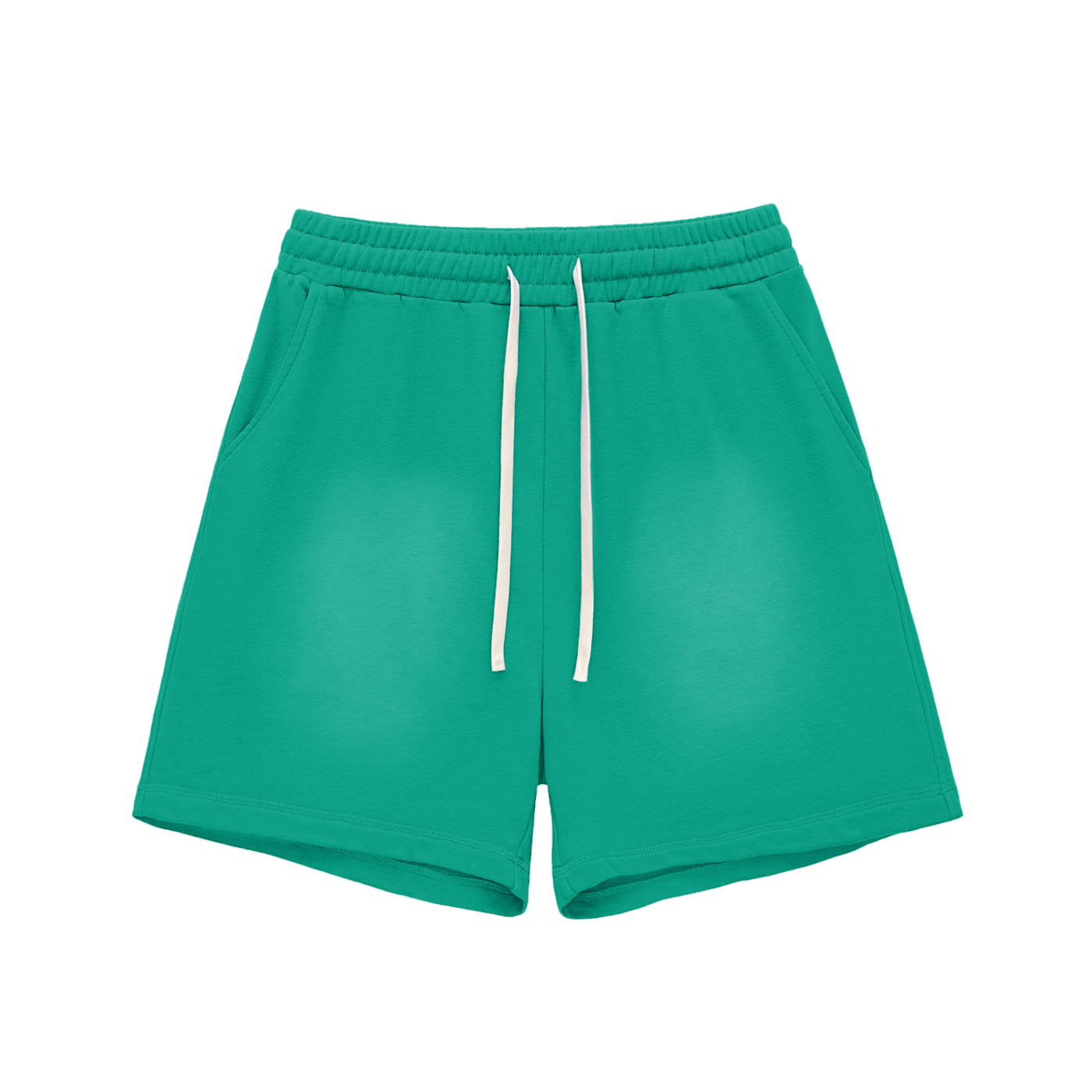 Sun Fade Raw Edge Cotton Shorts - Calzy Studios