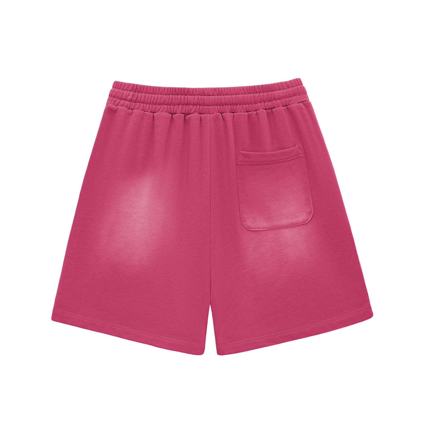 Sun Fade Raw Edge Cotton Shorts - Calzy Studios