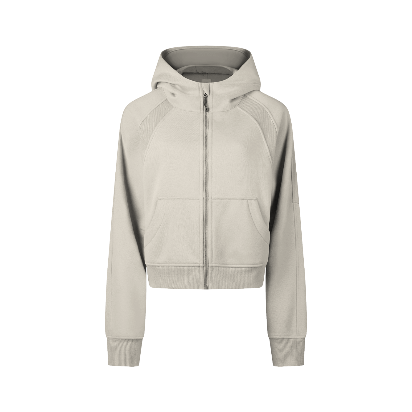 Cropped Zip-Through Hoodie - Calzy Studios