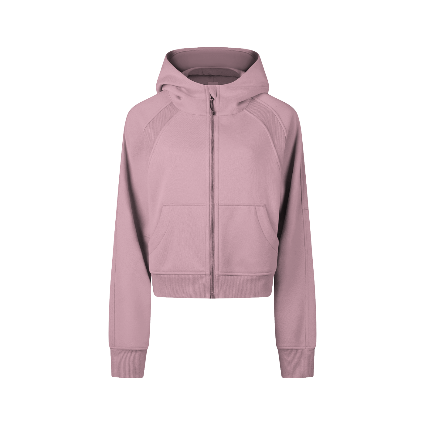 Cropped Zip-Through Hoodie - Calzy Studios