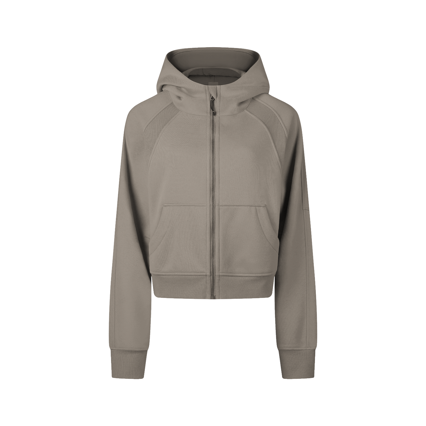 Cropped Zip-Through Hoodie - Calzy Studios