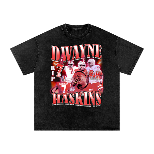 Dwayne Haskins Tribute T-Shirt – “Long Live Simba” Memorial Tee Honoring #7 Legacy - Calzy Studios