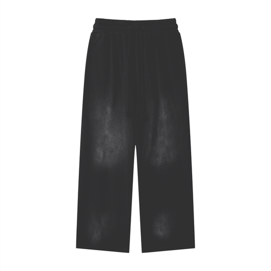 Effortless Athleisure Pure Cotton Handcrafted Monkey Wash Loose fit Sweatpants - Calzy Studios